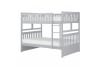 Orion Full/Full Bunk Bed in Gray Finish by Home Elegance - HEL-B2063FF-1 - Image 2 of 0