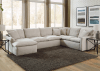 Harper 4 Piece Sectional in Oyster Fabric by Jackson Furniture - 1345-R - Image 3 of 0