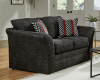 Varner Loveseat in Ebony Fabric by Jackson Furniture - 2052-02 - Image 1 of 0