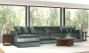 Remington 4 Piece Chaise Sectional in Pine Fabric by Jackson Furniture - 2245-4CR - Image 1 of 0