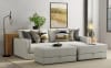 Trevor 4 Piece Sofa Set in Nickel Fabric by Jackson Furniture - 2405-4-N - Image 2 of 0