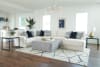 Polaris 3 Piece Sectional Sofa in Sugar Fabric by Jackson Furniture - 2470-3 - Image 3 of 0