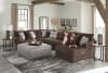 Galaxy 2 Piece Sectional Sofa in Chocolate Fabric by Jackson Furniture - 2480-2 - Image 2 of 0