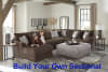 Galaxy BUILD YOUR OWN Sectional Sofa in Chocolate Fabric by Jackson Furniture - 2480-BYO - Image 1 of 0