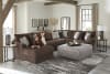 Galaxy BUILD YOUR OWN Sectional Sofa in Chocolate Fabric by Jackson Furniture - 2480-BYO - Image 2 of 0