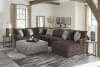 Galaxy BUILD YOUR OWN Sectional Sofa in Chocolate Fabric by Jackson Furniture - 2480-BYO - Image 4 of 0