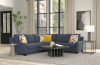 Foley 3 Piece Sectional in Lead Metal Fabric by Jackson Furniture - 2915-3 - Image 1 of 0