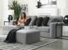 Carlsbad 2 Piece Sectional in Charcoal Fabric by Jackson Furniture - 3301-02-CH - Image 1 of 0