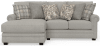 Livingston 2 Piece Chaise Sectional in Linen Fabric by Jackson Furniture - 3345-2 - Image 3 of 0