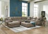 Royce 2 Piece Sectional Sofa in Taupe Fabric by Jackson Furniture - 4043-02 - Image 2 of 0