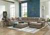 Royce 3 Piece Sectional Sofa in Taupe Fabric by Jackson Furniture - 4043-3RCH - Image 1 of 0