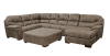 Royce 3 Piece Sectional Sofa in Taupe Fabric by Jackson Furniture - 4043-3RCH - Image 2 of 0