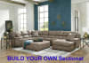 Royce BUILD YOUR OWN Sectional in Taupe Fabric by Jackson Furniture - 4043-BYO - Image 1 of 0