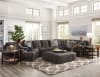 Mammoth 3 Piece Sectional in Smoke Fabric by Jackson Furniture - 4376-03P-S - Image 1 of 0