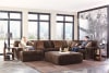 Mammoth 3 Piece Sectional in Chocolate Fabric by Jackson Furniture - 4376-03S-CH - Image 1 of 0