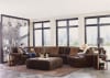 Mammoth 3 Piece Sectional in Chocolate Fabric by Jackson Furniture - 4376-3L-CH - Image 2 of 0
