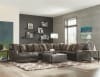 Denali 3 Piece Sectional in Steel Leather by Jackson Furniture - 4378-03C-S - Image 1 of 0