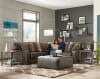Denali 3 Piece Sectional in Steel Leather by Jackson Furniture - 4378-03L-S - Image 2 of 0