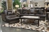 Palermo Loveseat in Chocolate Leather Fabric Combination by Jackson Furniture - 4503-02-CH - Image 3 of 0