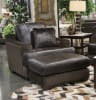 Palermo Loveseat in Chocolate Leather Fabric Combination by Jackson Furniture - 4503-02-CH - Image 4 of 0