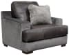 Palermo Loveseat in Steel Leather Fabric Combination by Jackson Furniture - 4503-02-S - Image 4 of 0