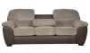McMahon Sofa with Drop Down Table in Bark Two Tone Fabric by Jackson Furniture - 5455-23 - Image 3 of 0