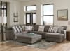 Crawford 3 Piece Sectional Sofa in Metal Chenille Fabric by Jackson Furniture - 5473-3 - Image 1 of 0