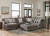 Crawford 3 Piece Sectional Sofa in Metal Chenille Fabric by Jackson Furniture - 5473-3R - Image 1 of 0