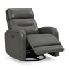 Rosslyn Swivel Glide Power Recliner Chair in York Charcoal Leather Finish by Liberty Furniture - LIB-06CC-13P - Image 1 of 0