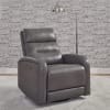 Rosslyn Swivel Glide Power Recliner Chair in York Charcoal Leather Finish by Liberty Furniture - LIB-06CC-13P - Image 2 of 0