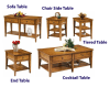 Lake House Cocktail Table in Oak Finish by Liberty Furniture - 110-OT - Image 2 of 0