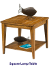 Lake House Cocktail Table in Oak Finish by Liberty Furniture - 110-OT - Image 4 of 0
