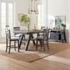 Lawson Gathering Table 5 Piece Dining Set in Slate w/ Weathered Gray Top Finish by Liberty Furniture - LIB-116GY-CD-5GTS - Image 1 of 0