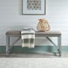 Newport 6 Piece Gathering Counter Height Table Set in Smokey Grey Finish with Carbon Grey Tops by Liberty Furniture - 131-CD-6GTS - Image 5 of 0