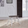 Farmhouse Trestle Table 5 Piece Dining Set in Two Tone White w/ Wood Tone Top Finish by Liberty Furniture - LIB-139WH-CD-5TRS - Image 4 of 0