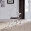 Farmhouse Trestle Table 7 Piece Dining Set in Two Tone White w/ Wood Tone Top Finish by Liberty Furniture - LIB-139WH-CD-7TRS - Image 4 of 0