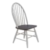 Farmhouse Trestle Table 5 Piece Dining Set in Two Tone White w/ Wood Tone Top Finish by Liberty Furniture - LIB-139WH-CD-O5TRS - Image 4 of 0