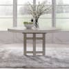 Backroads 5 Piece Round Pedestal Table Set in Weathered White and Parchment Brown Finish by Liberty Furniture - 142-DR-5PDS - Image 3 of 0