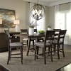 Double Bridge Gathering Counter Height Table 5 Piece Dining Set in Dark Chestnut Finish by Liberty Furniture - 152-CD-5GTS - Image 2 of 0