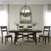 Double Bridge Trestle Table 7 Piece Dining Set in Dark Chestnut Finish by Liberty Furniture - 152-CD-O7TRS - Image 5 of 0