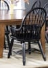 Treasures 7 Pc Extension Leg Table in Rustic Oak Finish with Black Windsor Chairs by Liberty Furniture - 17-C4050 - Image 3 of 0
