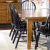 Treasures 5 Piece Dining Room Set in Rustic Oak and Black by Liberty Furniture - LIB-17-DR-O5PCS - Image 3 of 0