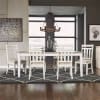 Summerville Rectangular Table 7 Piece Dining Set in Soft White Wash Finish with Wire Brushed Gray Tops by Liberty Furniture - 171-CD-7RLS - Image 1 of 0