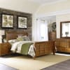 Grandpa's Cabin Sleigh Bed 6 Piece Bedroom Set in Aged Oak Finish by Liberty Furniture - 175-BR - Image 1 of 0