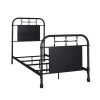 Vintage Series Twin Metal Bed in Antique Black Finish by Liberty Furniture - LIB-179-BR11HFR-B - Image 2 of 0