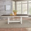 Brook Bay Trestle Table 7 Piece Dining Set in White and Grey Finish by Liberty Furniture - 182-CD-7TRS - Image 3 of 0