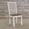 Brook Bay Trestle Table 7 Piece Dining Set in White and Grey Finish by Liberty Furniture - 182-CD-7TRS - Image 4 of 0