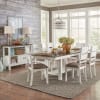 Brook Bay Trestle Table 5 Piece Dining Set in White and Grey Finish by Liberty Furniture - 182-CD-O5TRS - Image 2 of 0