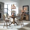 Carolina Crossing 5 Piece Gathering Dining Room Set in Antique Honey Finish by Liberty Furniture - LIB-186-CD-5GTS - Image 1 of 0