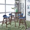 Space Savers 5 Piece Gathering Dining Room Set in Satin Walnut Finish by Liberty Furniture - LIB-198-CD-5GTS - Image 1 of 0
